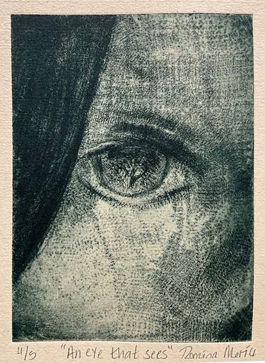 Original Contemporary People Printmaking by Romina Meriç