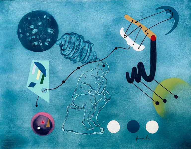 Print of Pop Art Abstract Paintings by Cristian Armenta