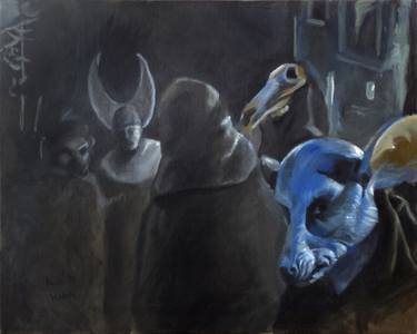 Original Realism Classical mythology Painting by Michael Lueck