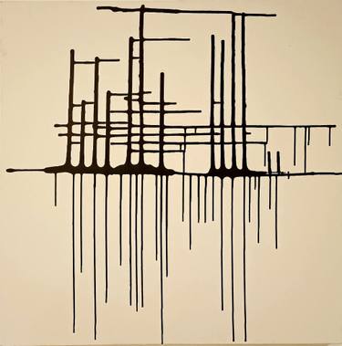 Original Abstract Expressionism Abstract Painting by Hart  H