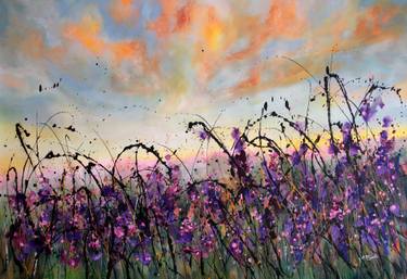 Original Abstract Landscape Paintings by Cecilia Frigati