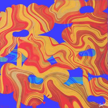 Original Surrealism Abstract Digital by Robert Edward R