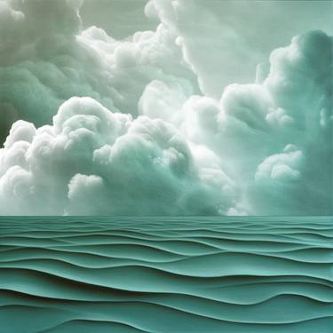 Original Black & White Beach Digital by Robert Edward R