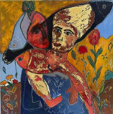 Original Abstract Expressionism Fantasy Paintings by Sherin Elbaroudi