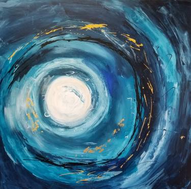 Original Abstract Expressionism Abstract Paintings by Monique J Dufour