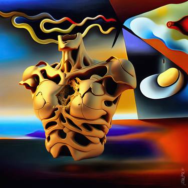 Original Contemporary Abstract Digital by Youri Ivanov