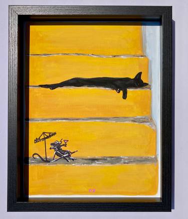 Original Figurative Pop Culture/Celebrity Painting by Dominique Steffens
