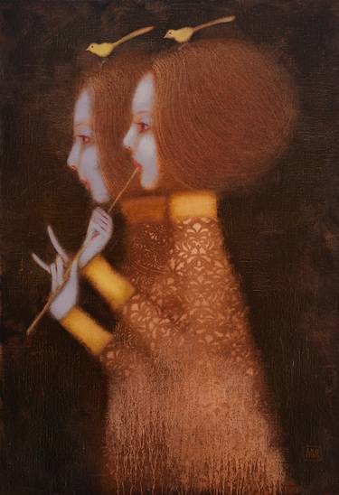Original Fine Art Classical mythology Paintings by Eduard Zentsik
