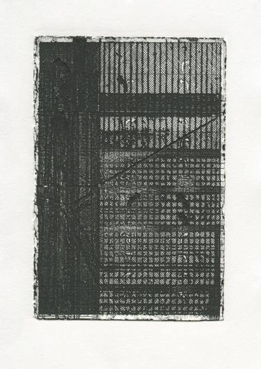 Original Documentary Patterns Printmaking by Roman Haideichuk