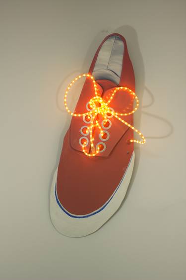 Original Conceptual Light Sculpture by Jay Worth Allen