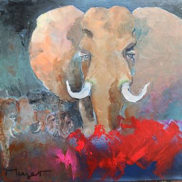 Original Figurative Animal Painting by Thierry Merget