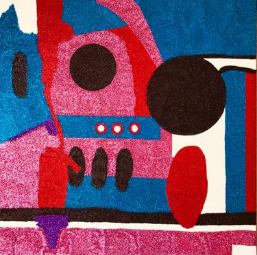 Original Abstract Expressionism Abstract Mixed Media by Patrik Šíma