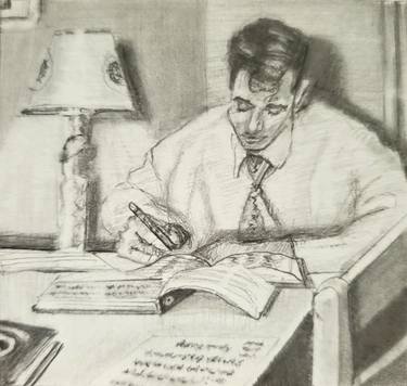 Original Figurative Education Drawings by Shelton Walsmith