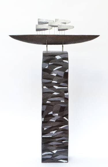 Original Figurative Sailboat Sculpture by Margreet Zwetsloot