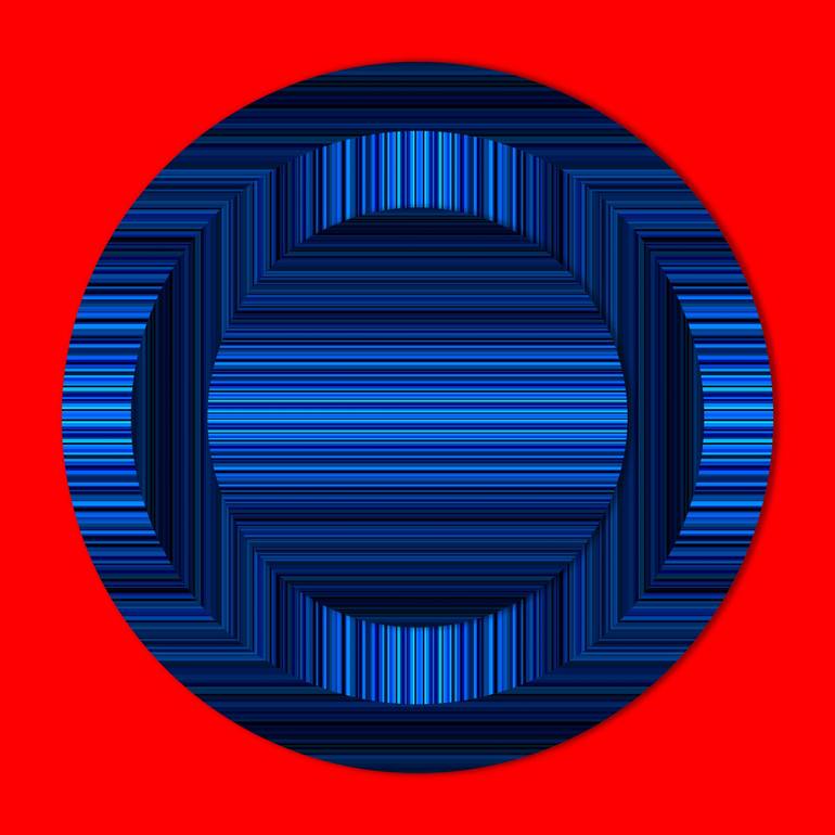 Original Abstract Geometric Sculpture by Andrea Pallang