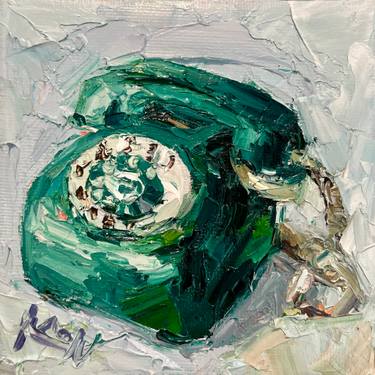 Original Abstract Still Life Painting by Ej Koh