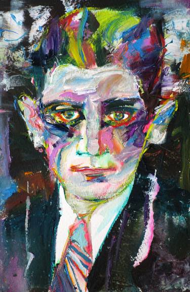Original Portraiture People Paintings by Lautir -