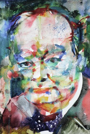Original Portraiture People Paintings by Lautir -