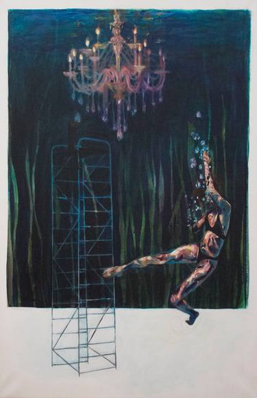 Original Symbolism Women Painting by Vanja Subotić