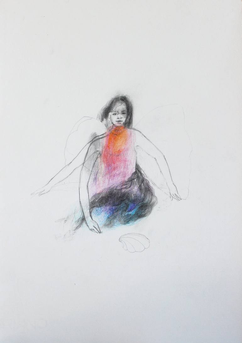 Original Figurative Women Drawings by Vanja Subotić