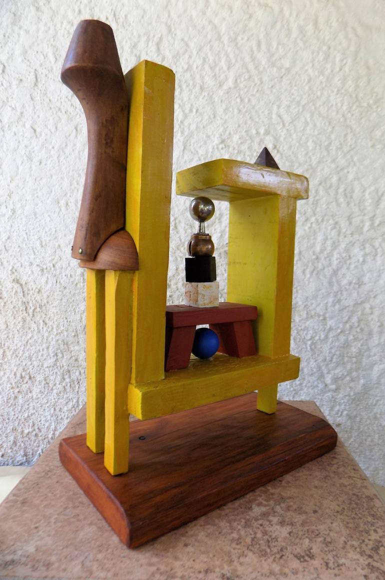 Original Abstract Expressionism Architecture Sculpture by RaúL PéRez FernáNdez