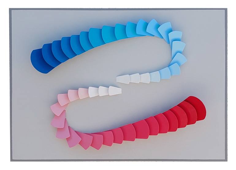 Original Conceptual Abstract Installation by Uri Cohen