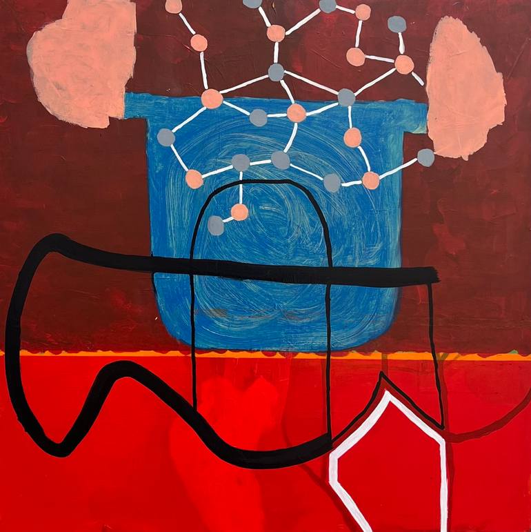 Original Abstract Expressionism Abstract Paintings by Silvia Poloto
