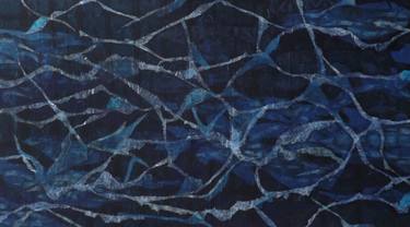 Original Art Nouveau Water Mixed Media by Valentin Bakardjiev