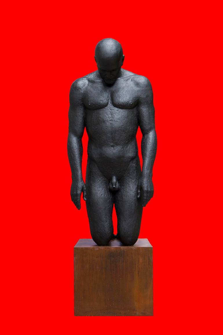 Original Realism Men Sculpture by Ivan Korzhev