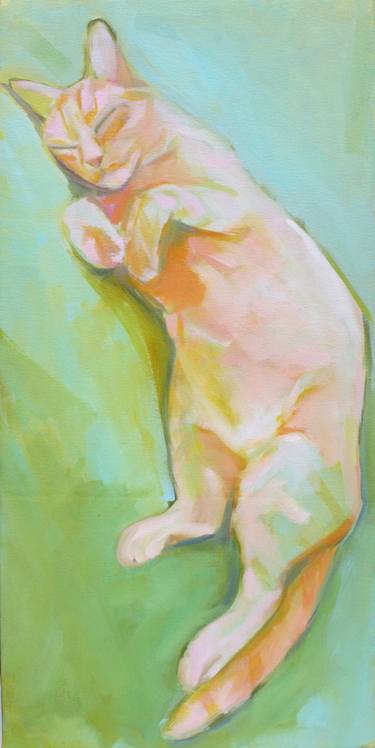 Original Figurative Cats Paintings by Kim Kimbro