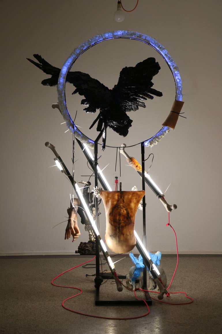 Original Fine Art Body Installation by Stanko Sequens