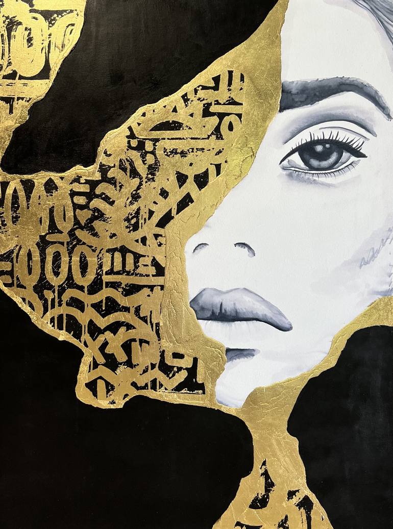 Original Surrealism Portrait Paintings by Ramona Russu