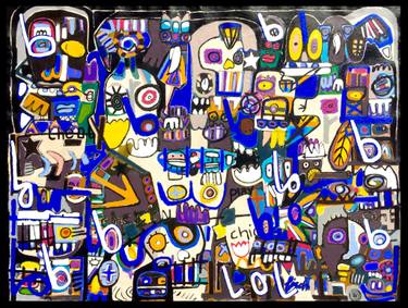 Original Abstract Expressionism Abstract Paintings by Jonas Fisch
