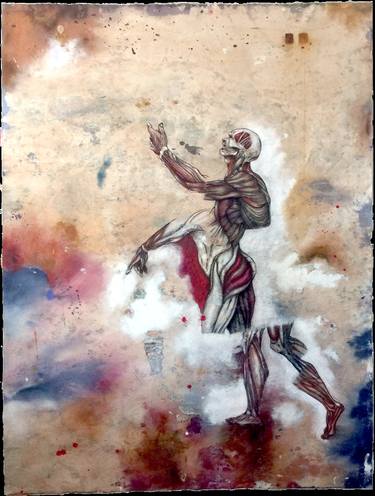 Original Figurative Body Drawings by Newton Scheufler