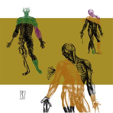 Original Pop Art Body Digital by Newton Scheufler