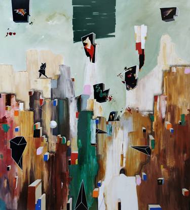 Original Expressionism Classical mythology Paintings by Newton Scheufler