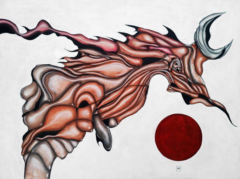 Print of Surrealism Animal Paintings by Newton Scheufler