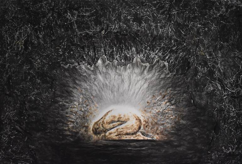 Prostration Drawing by Michael Neofitou | Saatchi Art