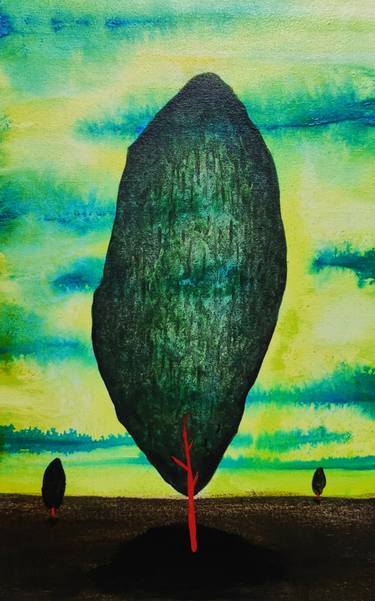 Original Fine Art Nature Painting by Toni Jafar