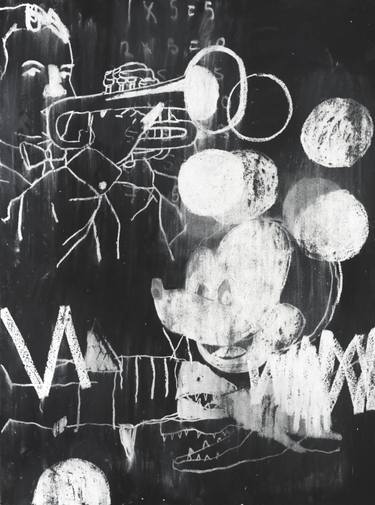 Original Abstract Pop Culture/Celebrity Drawings by Jeroen Blok
