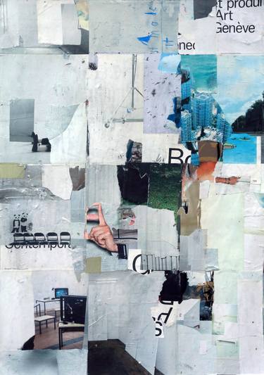 Original Abstract Cities Collage by Jeroen Blok