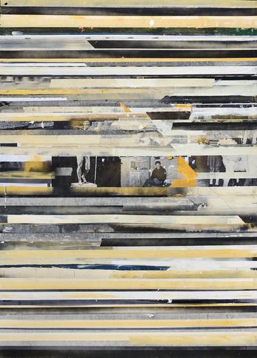 Original Algorithmic Abstract Collage by Jeroen Blok