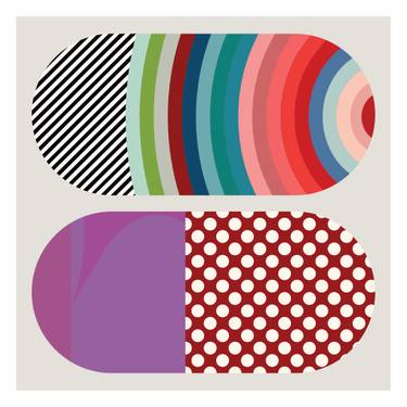 Original Abstract Health & Beauty Printmaking by Henri Boissiere