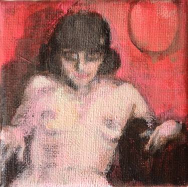 Original Fine Art Erotic Painting by Babet Olde Weghuis