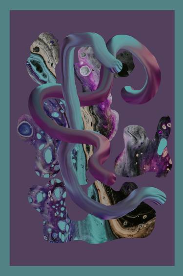 Original Modern Abstract Mixed Media by Marlies Plank