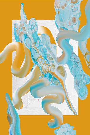 Original Modern Abstract Mixed Media by Marlies Plank
