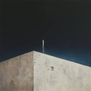 Original Minimalism Architecture Painting by Marleen Pauwels