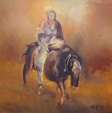 Original Abstract Expressionism Classical mythology Paintings by Andres Vivo