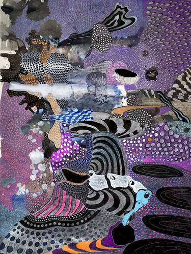 Original Abstract Expressionism Abstract Drawings by Danny Augustine