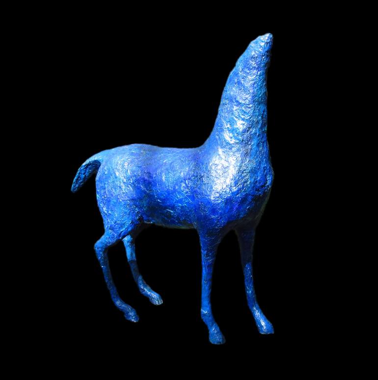 Original Figurative Horse Sculpture by Jorge Beda Morcillo Juliani